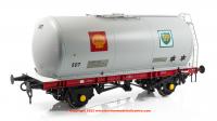 7F-064-004 Dapol 45 Ton TTA Tank Wagon Type A1 - number 507 Shell BP Grey and Red